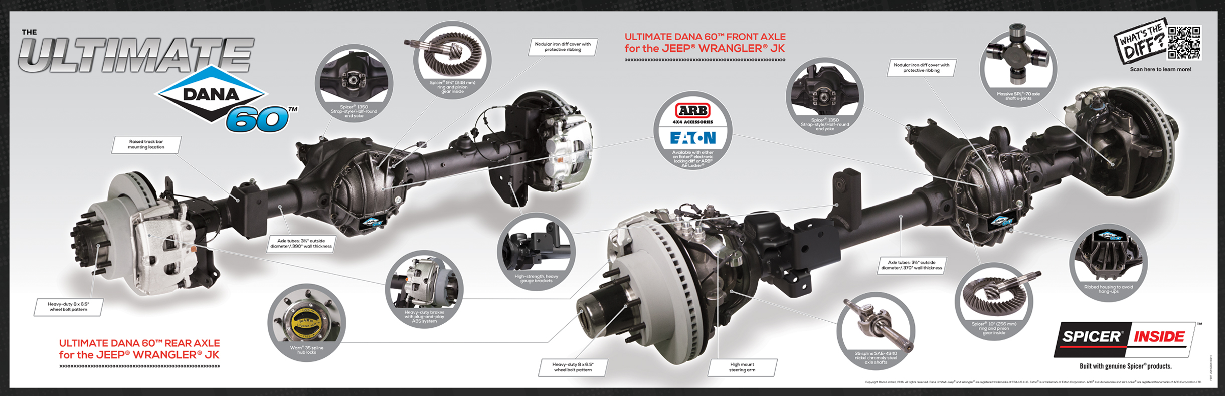 thumbnail image 2 of RMS Dana 60 Front Or Rear Carrier Install Kit – Koyo Bearings & Shims – New, CK D60, 1-Year Warranty 2 of 5