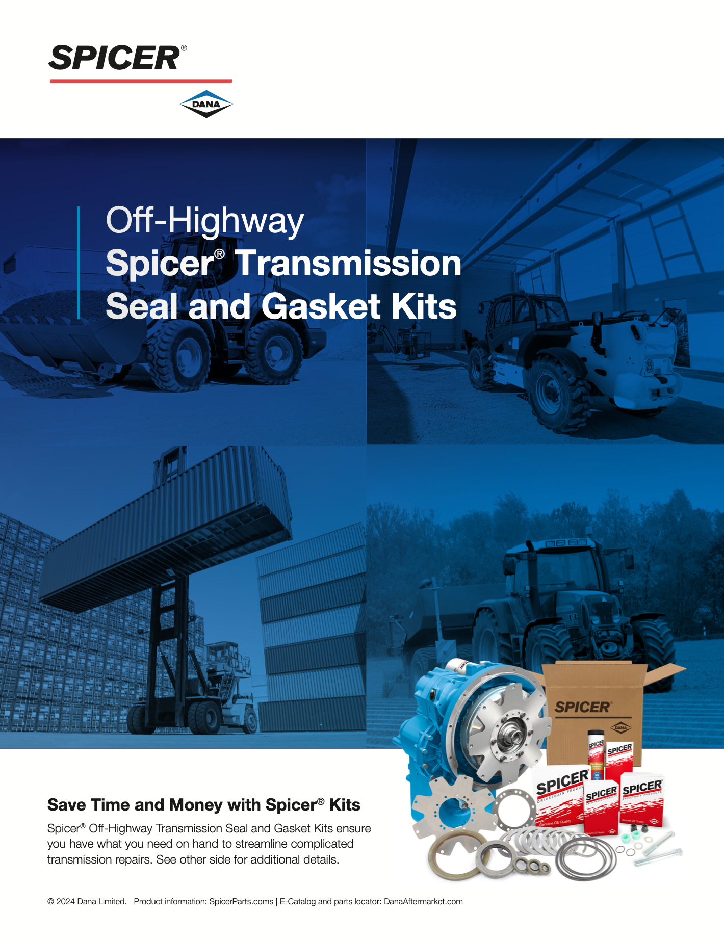 Off-Highway Spicer® Transmission Seal and Gasket Kits