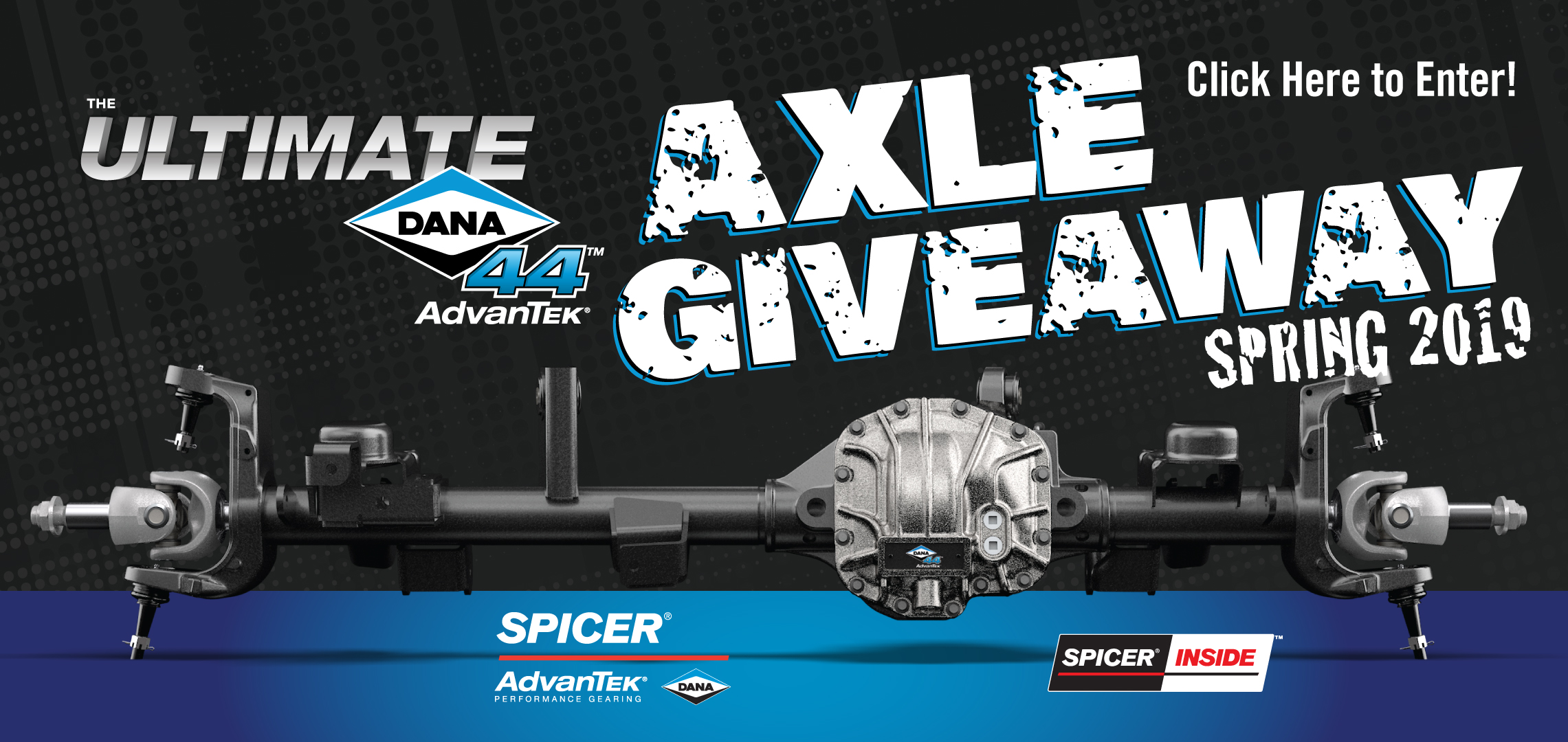 Spicer Axle Giveaway April 2019