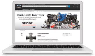 Laptop viewing DanaAftermarket.com