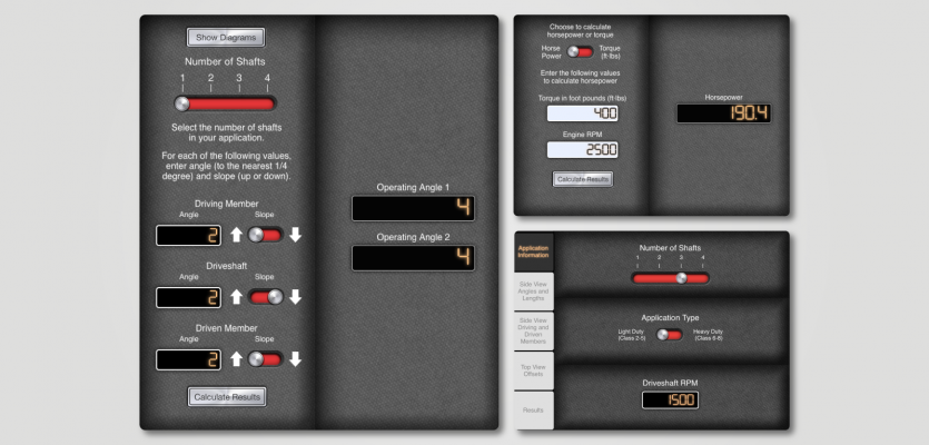 Spicer Online Calculator Resources